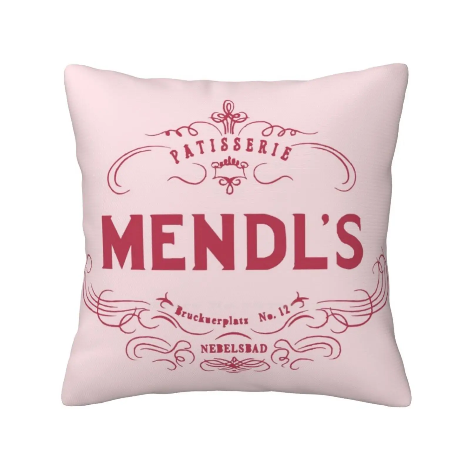 

Mendl'S Patisserie Fashion Sofa Throw Pillow Cover Pillowcase Mendls Patisserie Grand Budapest Hotel Wes Anderson Film Movie