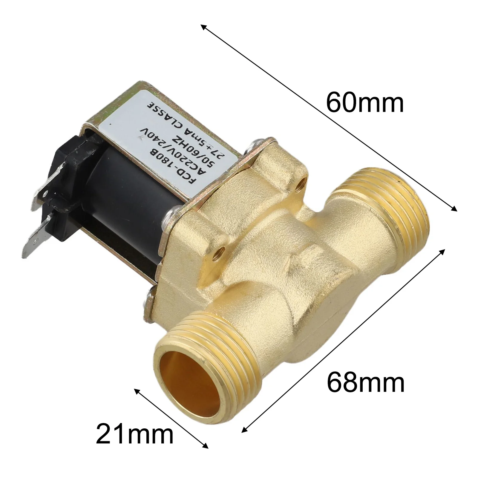 220V Solenoid Valve Brass Solenoid Valve Plumbing Systems Irrigation Systems Safety Design Brass Material For Irrigation