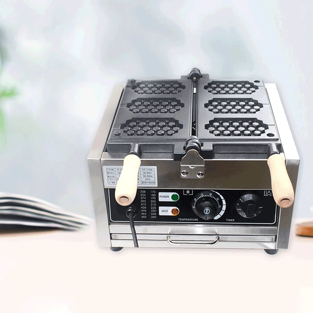 آلة صنع الشمعدانات الآيس كريم للوجبات الخفيفة صانع الوافل التجارية آلة صنع الوافل المنزلية صانع الكعك الشبكي