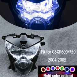 Fit for SUZUKI 2004 - 2005 GSXR600 GSXR750 Motorcycle Headlight Demon Angel Eye HID Projector GSXR 600 GSX-R 750 Head Light K4