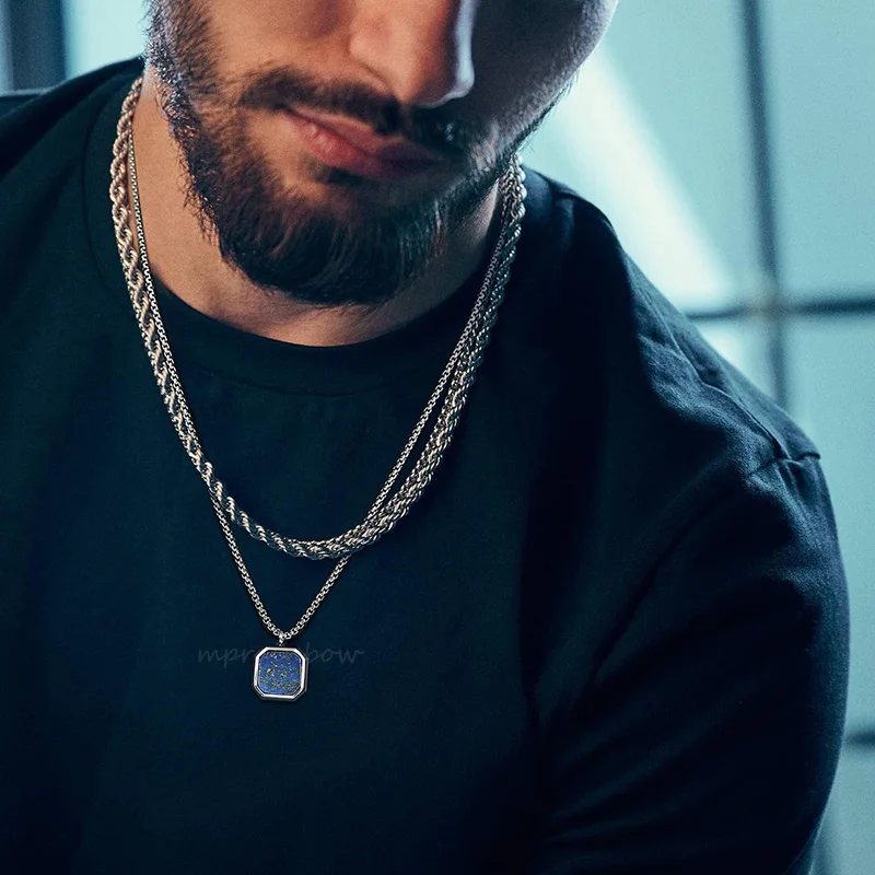 Men Pendant Necklce… - image