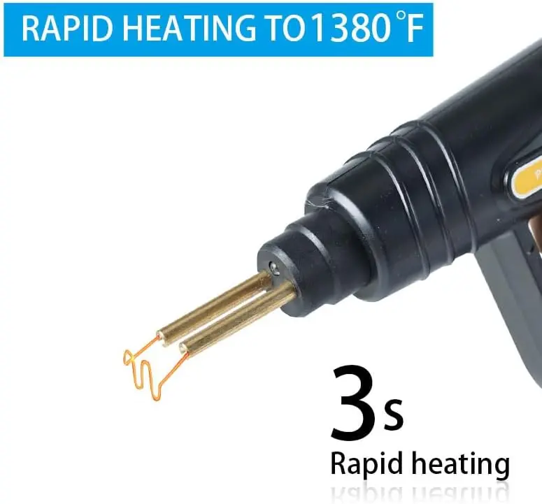 

2-in-1 Plastic Welder Kit with Hot Stapler - 400 Multi-Shape Staples for Car Bumper & Thermoset Plastic Repair