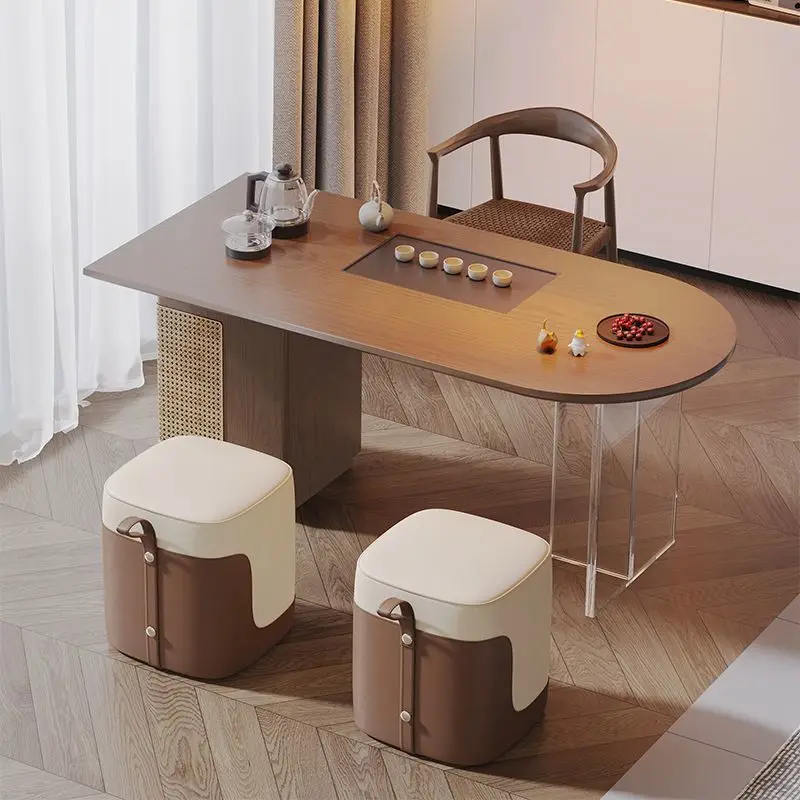Small light luxury modern home living room office new Chinese tea table zen