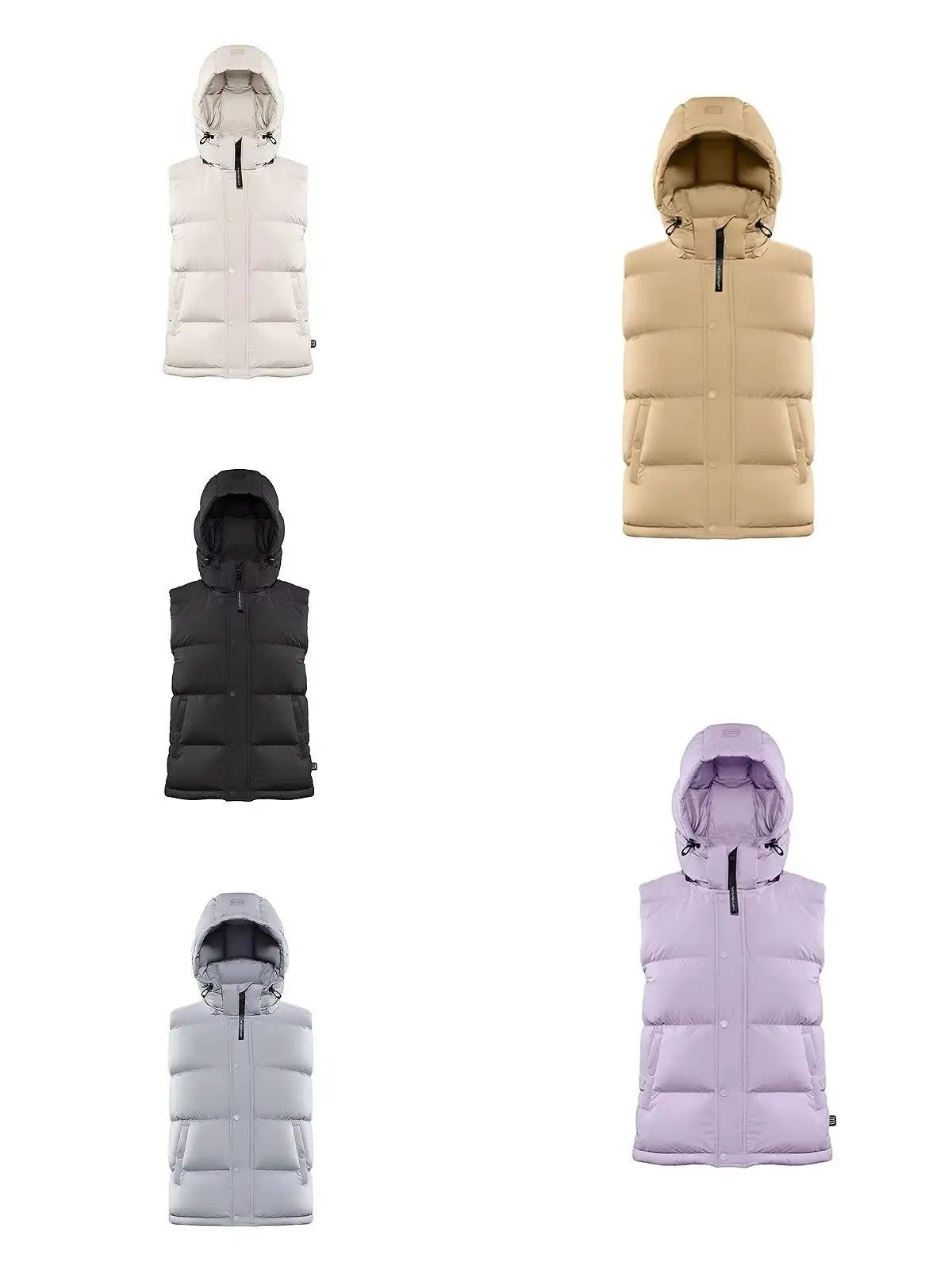 

Aritzia down Vest Unisex Warmthless Sleeveless Puffer Vest Multiple Colors Available Goose down Jacket Commute Style Short Le...