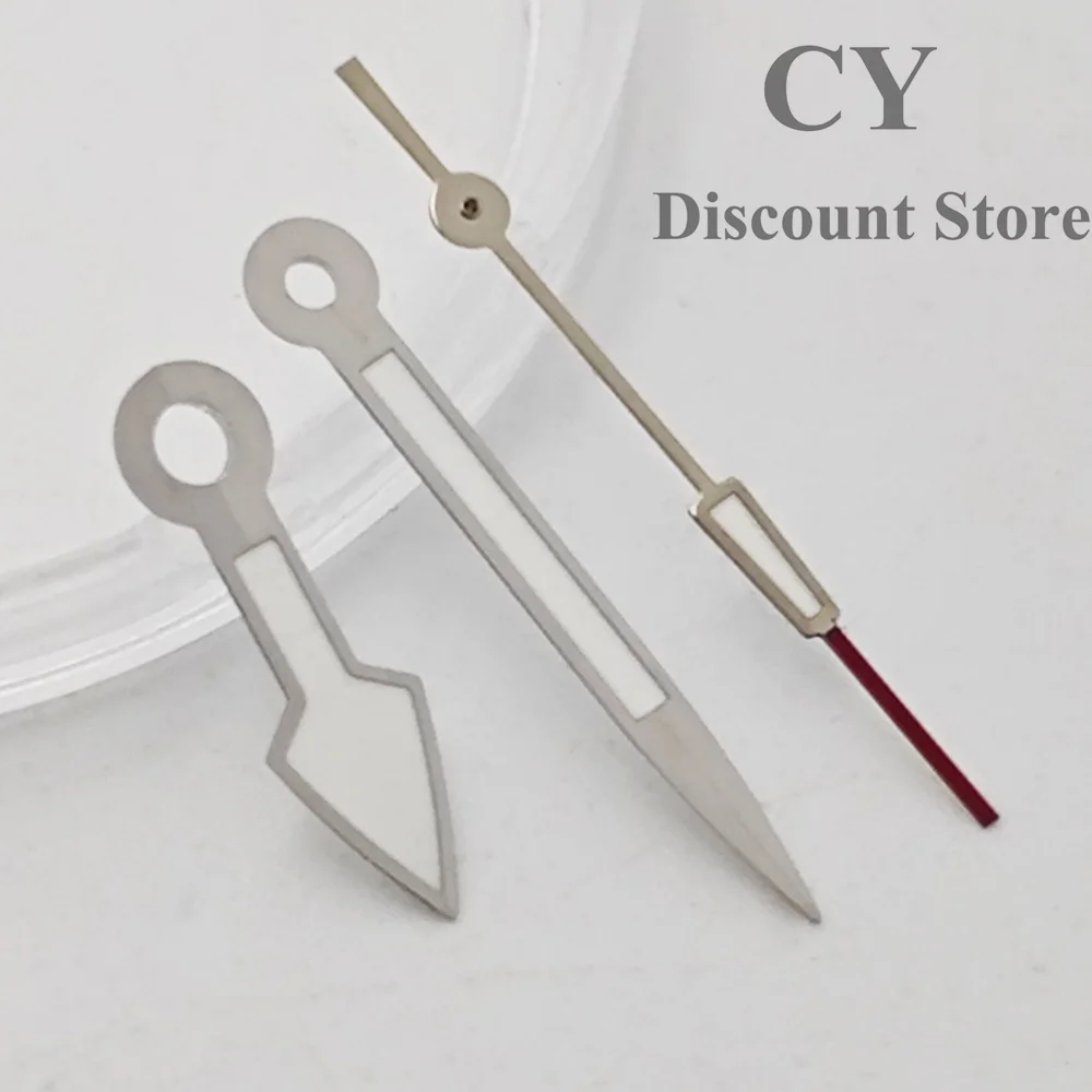 RICHUS NH35 Watch Hands Silver Watch Hands Green Luminous Fit NH35 NH36 ETA2824 ETA2836 Miyota82 DG Movement Accessories Parts view 5