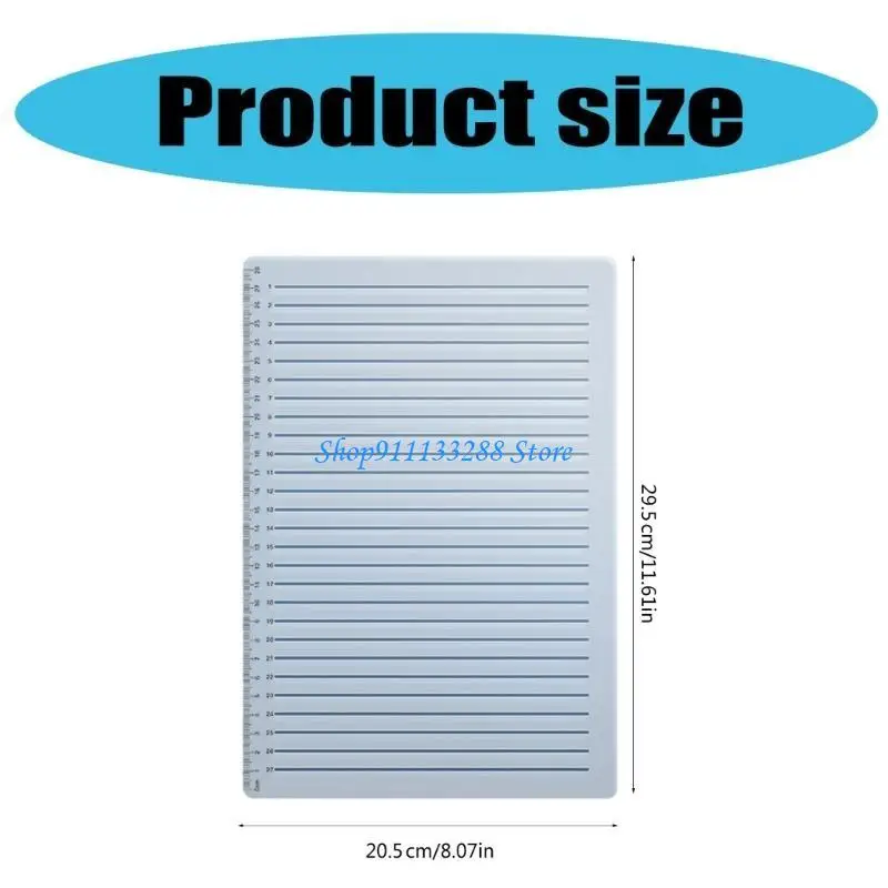 G88D Drawing Stencil Template Straight Line Stencil Ruler for Journaling Painting