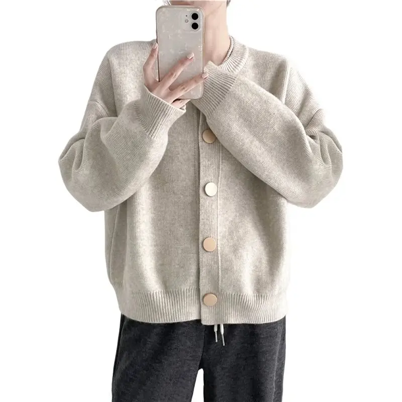 

【PRICE-DROP!】Womens Cardigan Sweaters Casual Light-Weight Long Sleeve Button Up Crewneck Oversized Fall Outwear