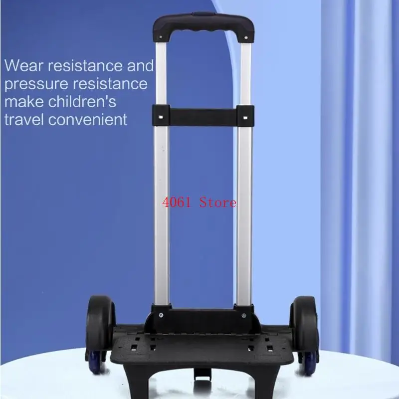 Aluminium Luggage Travel Hand Cart 2/6 Backpack Trolley for Girl Backpack