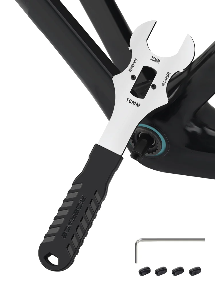 AliExpress riderace Professional Bicycle BB Wrench 4 in 1 Multifunctional Bike Bottom Bracket Install Removal Wrench Spanner Cycling Repair Tool