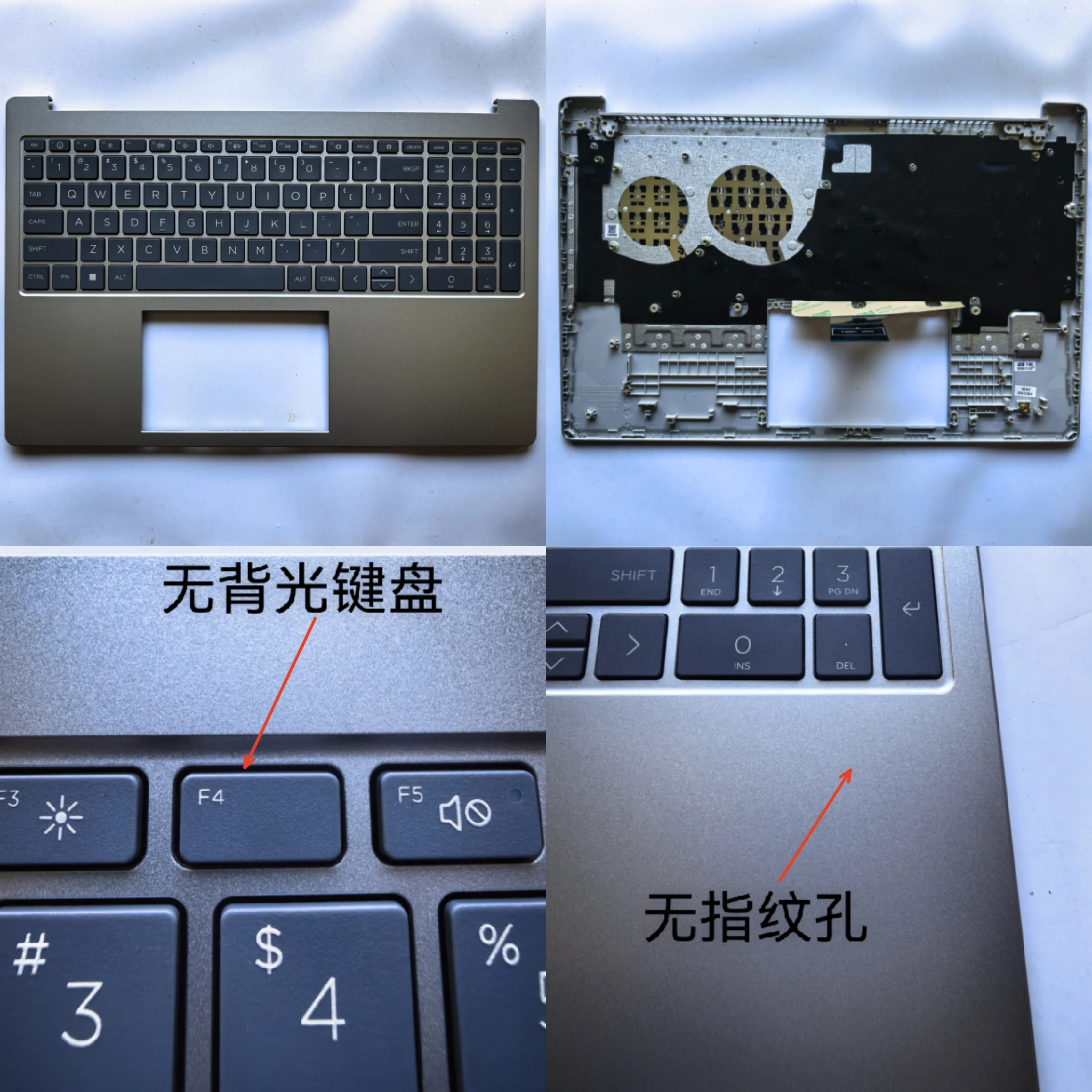 

Новый чехол для упора для рук ноутбука без подсветки с клавиатурой для HP Book 15-FC 15-FD 15T-FD 15Z-FC 250 255 G10 TPN-Q286 TPN-Q287
