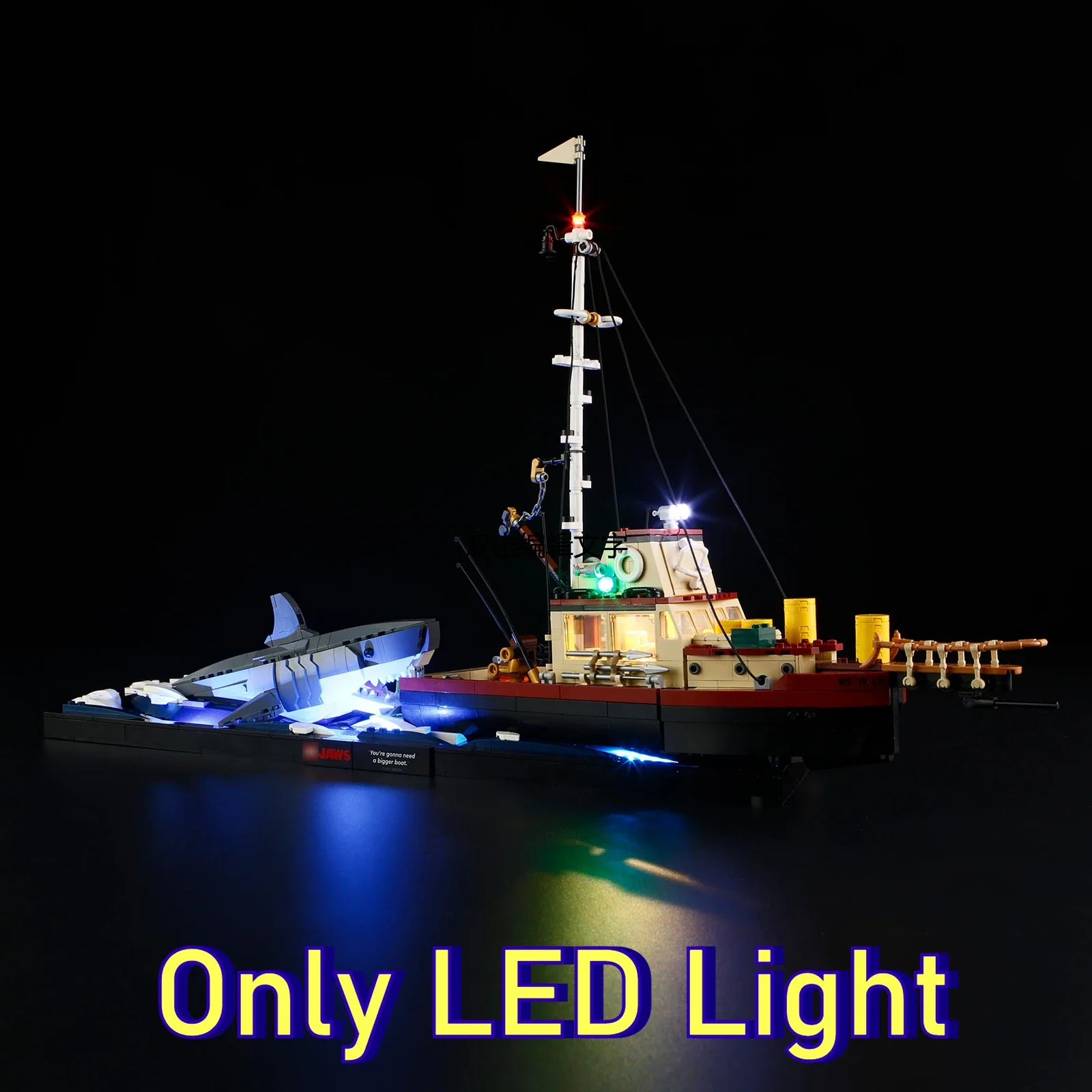 

Комплект светодиодного освещения для 21350 Jaw Great White Shark Building Blocks Lights (БЕЗ блоков только светодиодный светильник) Набор кирпичей для подарков