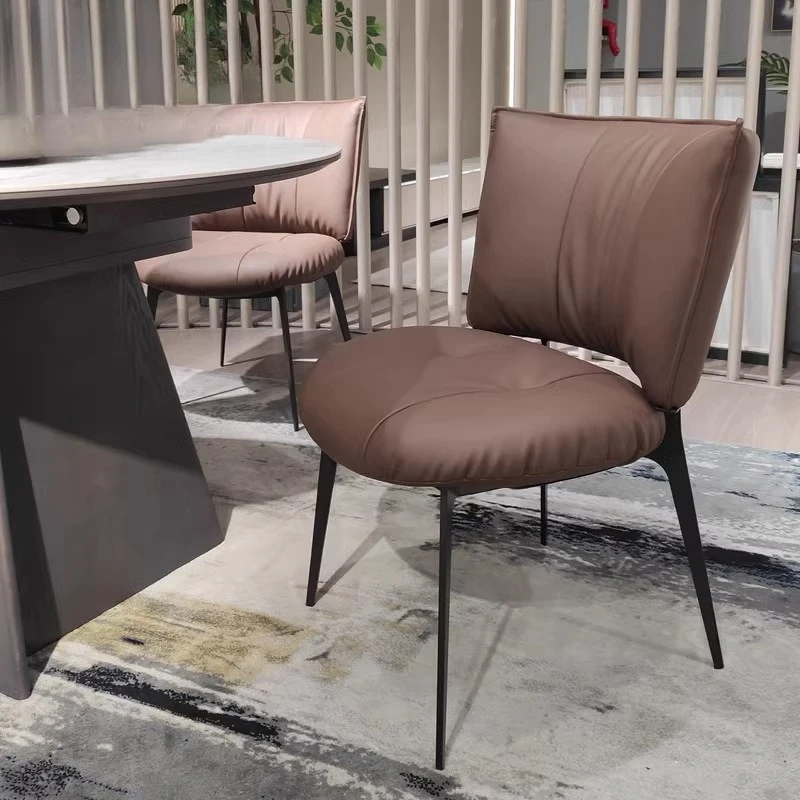 

Обеденный стул, бытовой, элитный, простой, минималистичный, со спинкой, итальянский, легкий, роскошный, обеденный стол для ресторана