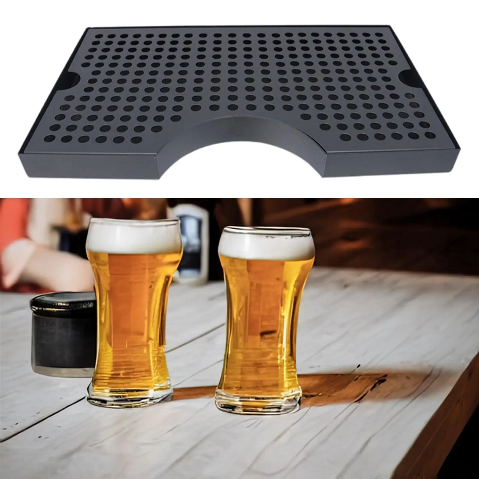 

Beer Drip Tray for Beverage Drink Beer Keg Drip Tray Stainless Steel Beer Tower Drip Pan for Club Kitchen Home Restaurant Bar