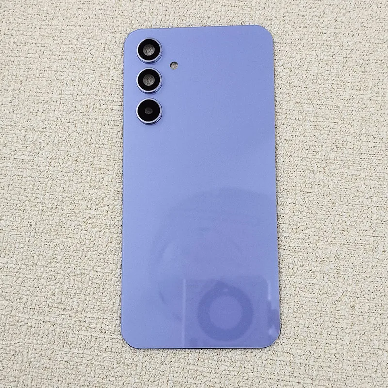 Vidrio Trasero Original para Samsung Galaxy A54 A 54 5G A546U Cubierta de Batería Carcasa Trasera Panel de Reparación y Marco de Lente de Cámara 5