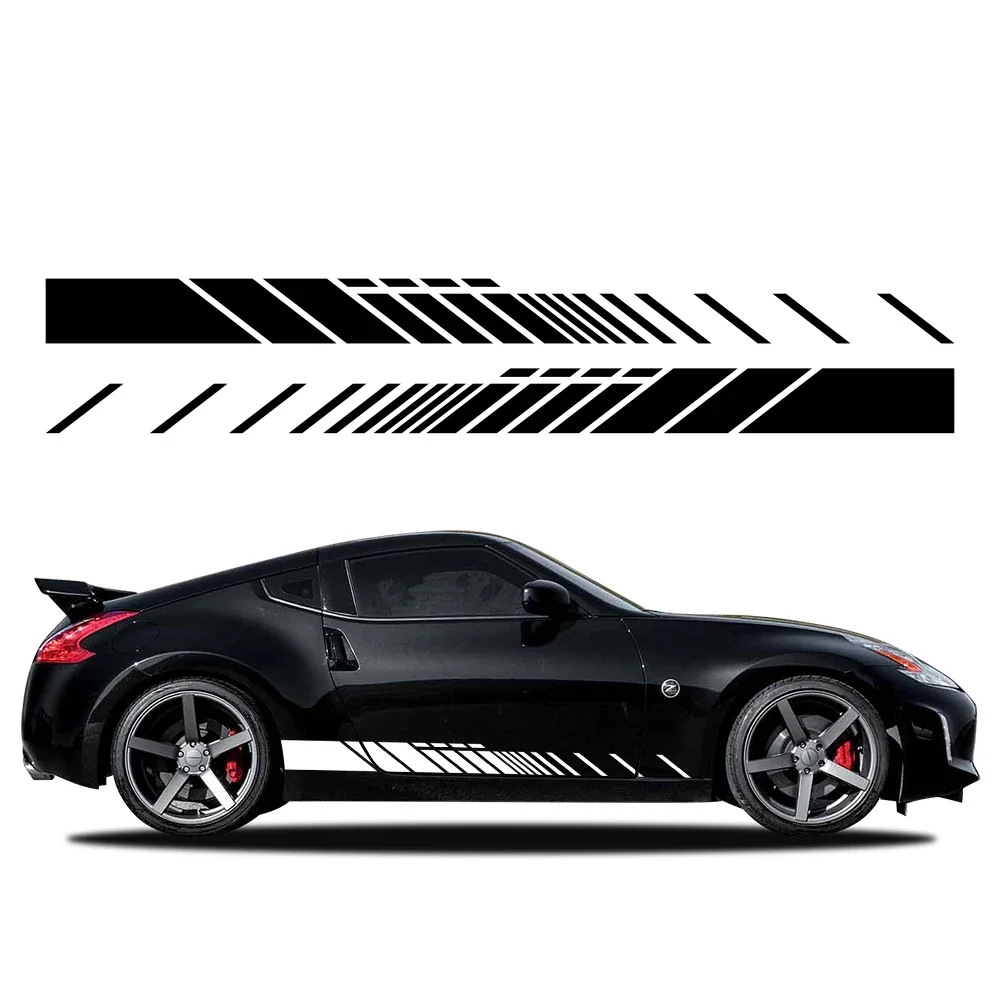 

Car Stickers Door Side Skirt Vinyl Wrap Racing Decals For Nissan Z-Cars 350Z 370Z Fairlady Z33 Z34 Auto Car Styling Accessories