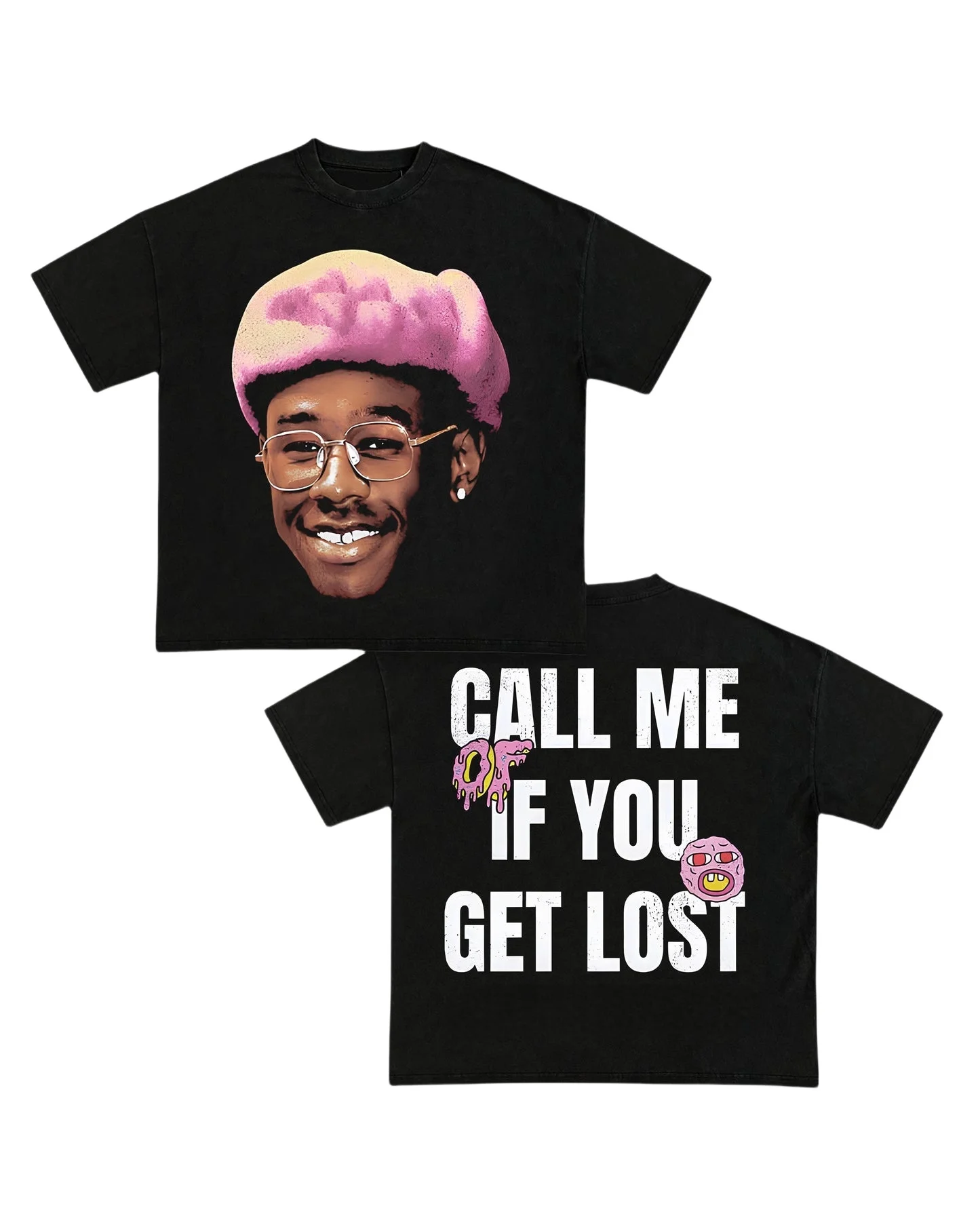 

Tyler The Creator Gall Me If You Get Lost T-Shirt Men Women Short Sleeve Retro Hip Hop Cotton Tee Summer Y2k Tops Men's Clothing