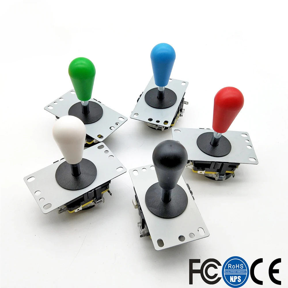 Copy Sanwa 8Way Joystick With Micro Switch For DIY Arcade Game Machine High Quality Multi Color Red Green Blue White Black