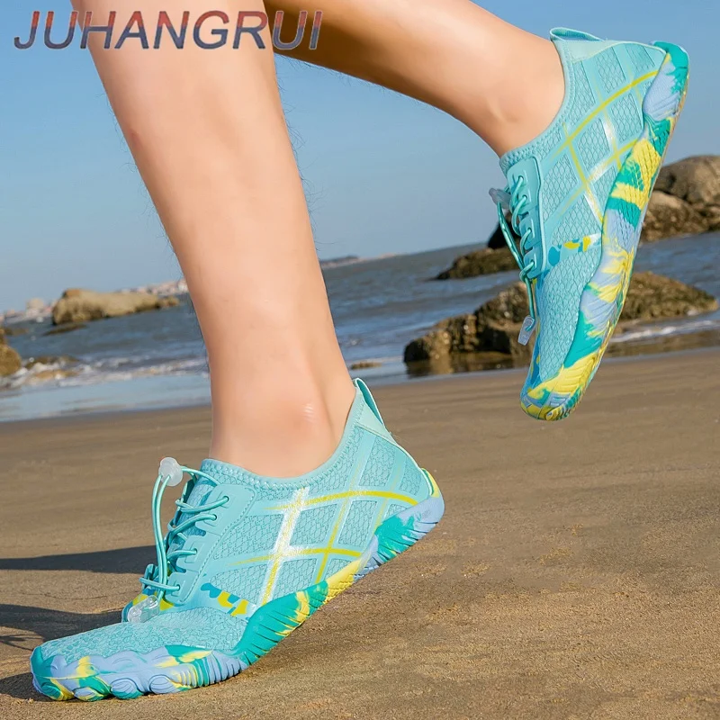 Men's Summer Aqua Shoes Multi functional Quick-Dry Non-Slip Hot Selling Water Shoes Outdoor Beach Breathable Swimming Shoes