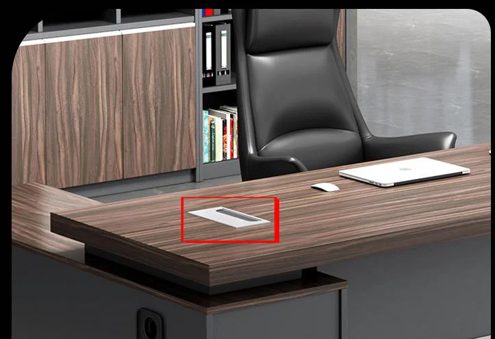 مكتب تنفيذي ناعم من تصنيع طاولة مكتب كلاسيكية مكتب تقليدي لطاولة الرئيس التنفيذي