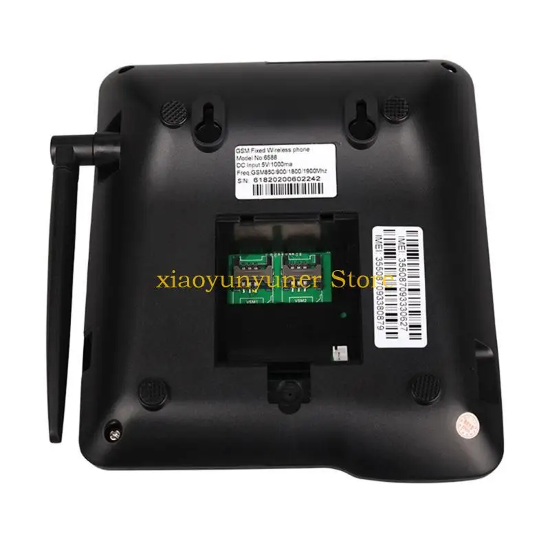 P9JB ETS-6588 Cordless Phone Desktop Wireless Telephone Convenient Communication for Home and Office