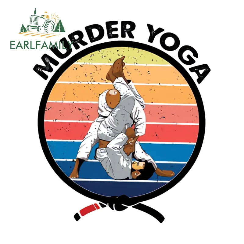 

EARLFAMILY Jiu-jitsu Motorcycle Stickers Anime Item JDM Decals Occlusion Scratch Sunscreen Vinyl PVC Guitar Suitcase Luggage