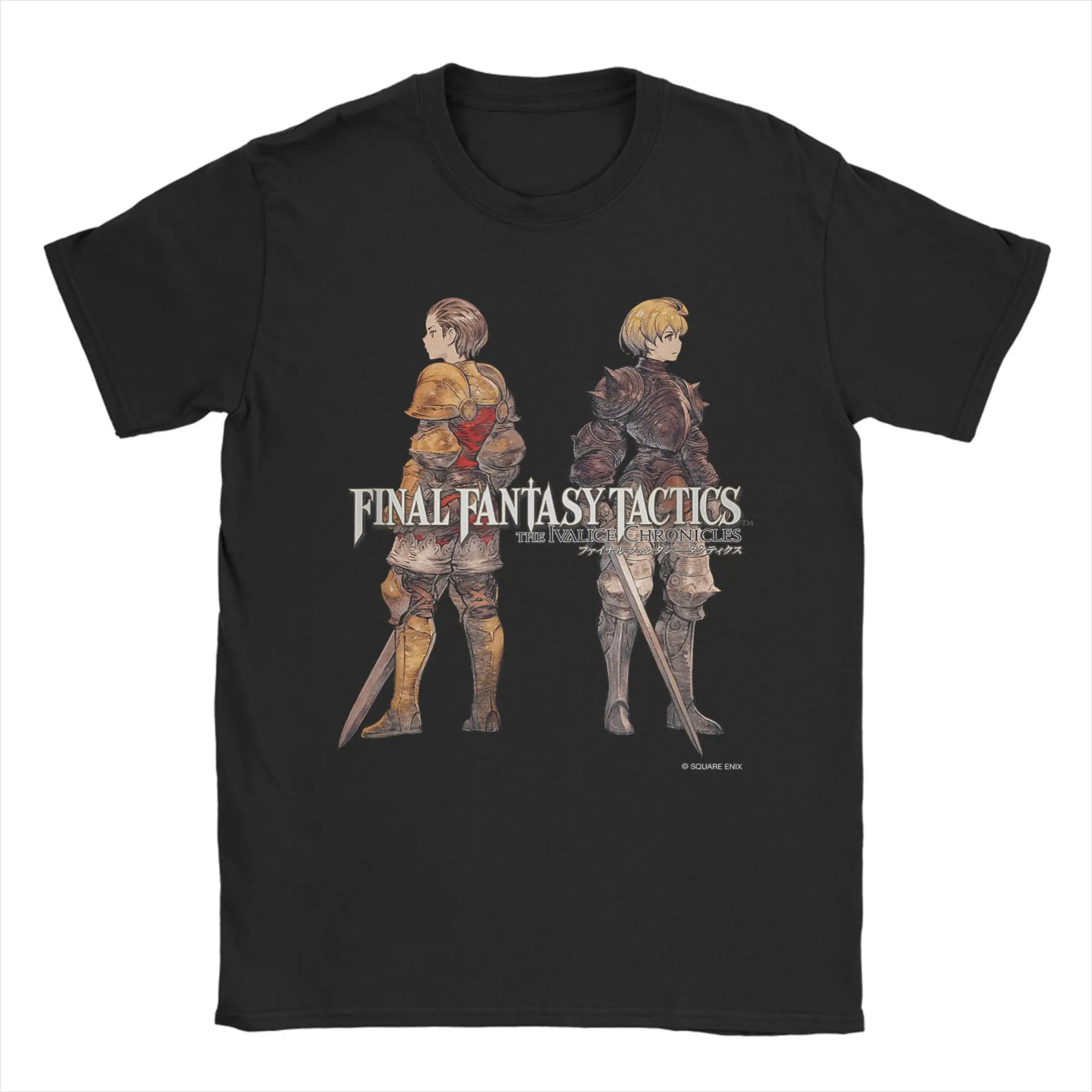 Final Fantasy Tactics  The Ivalice Chronicles Delita Ramza T-Shirt Summer  Fashion T Shirts Men Tees Short-Sleeve Tops