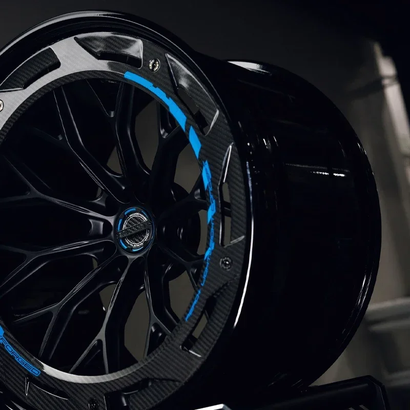China Factory Customized Carbon Fiber Forged Alloy Wheels 18-24 Inch New Condition Passenger Car Tyre Design Aluminum Material