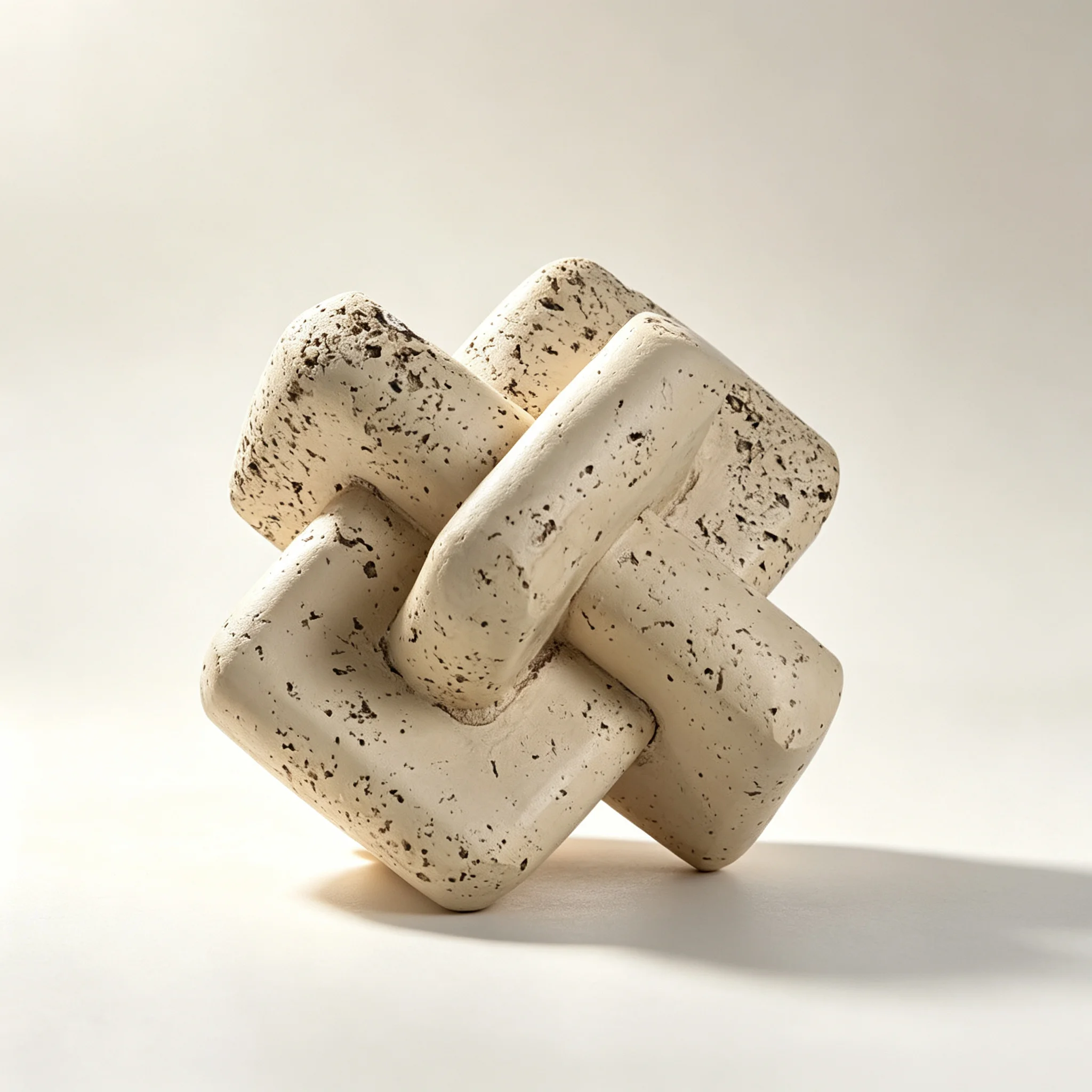 Modern Minimalist Stone Pattern Lock Buckle Sculpture Resin Craft Shackle Ornament Living Room Study DeskAesthetics Decoration