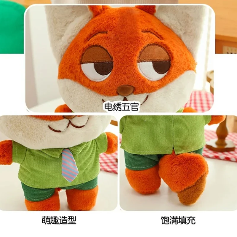 INSTOCK 30 cm-38 cm Zootopia 2 Peluche Peluche Judy Hopps Fox Nick Wilde Bambola Zootropolis Personaggio Chris Regalo Appassionati di film