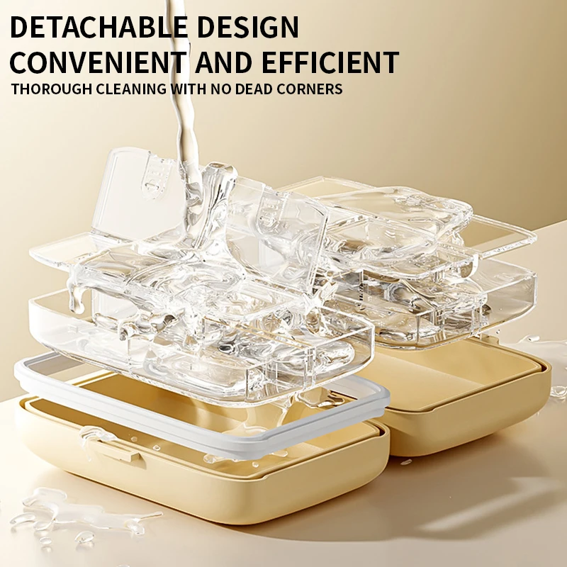 กล่องบรรจุยาทนแสง พกพาสะดวกสำหรับการเดินทางหนึ่งสัปดาห์ เครื่องประดับยา กล่องเก็บของกันความชื้นขนาดเล็กแบบปิดผนึก