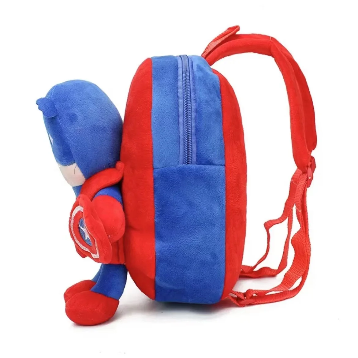 Cosplay Series Spiderman Cartoon Anime Fashion Personality Plush Toy Children Leisure Cute Kindergarten Backpack Holiday Gift