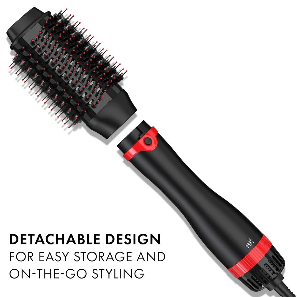 LISAPRO – brosse à Air chaud en une étape, sèche-cheveux et volumiseur 1.0 et lisseur de cheveux 1000w, outils de coiffure pour Salon