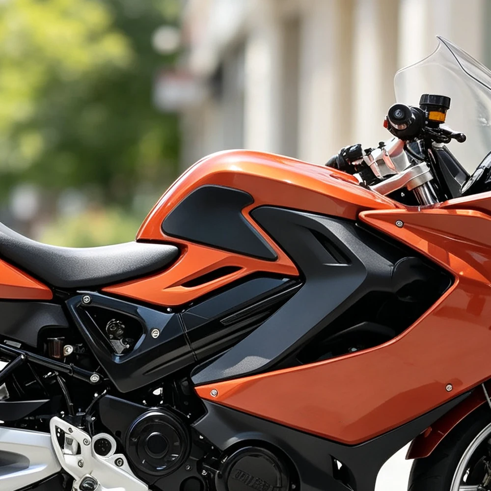 For BMW F800GT F 800 GT 2013-2020 Motorcycle Tank Pad Protection Stickers Knee Grip Non-slip Pads Accessories view 2