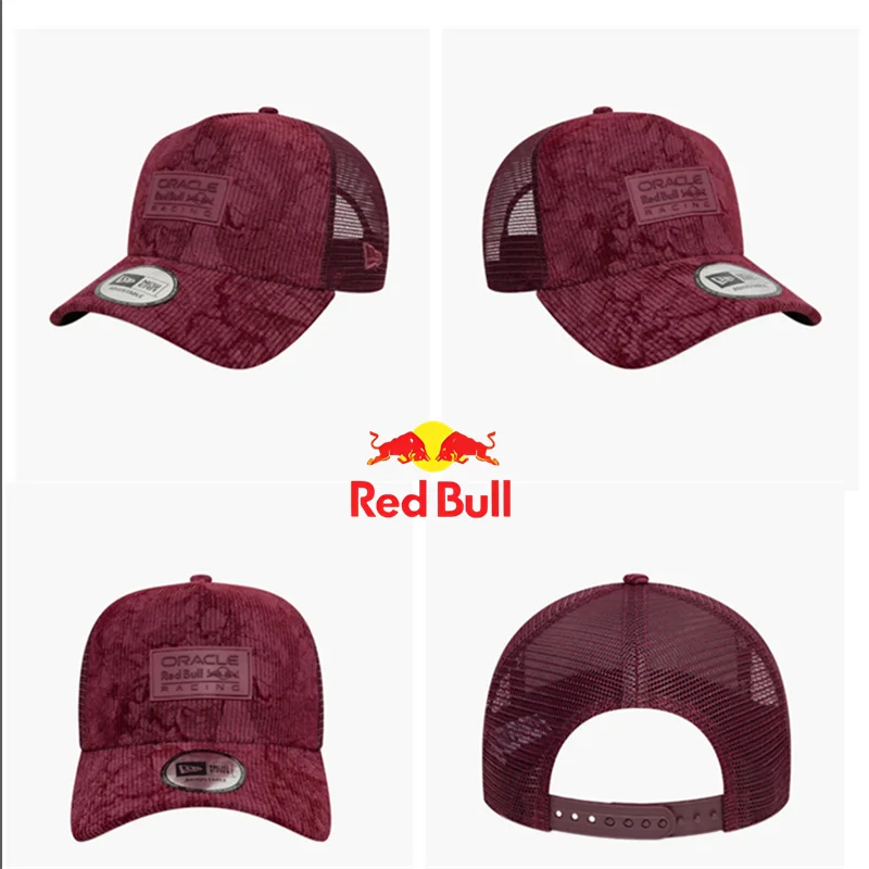2025年ニューファッションレッドブルレーシング新f1キャップ、刺繍パッチ付き野球帽、男女兼用調節可能サンシェードハット