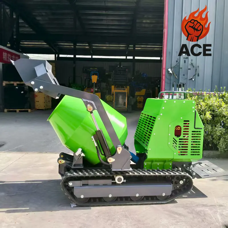 Бесплатная доставка, мини-самосвал, индивидуальный бетонный миксер для домашнего использования, самозагрузочный мини-гусеничный самосвал, мини-самосвал EURO5, гусеничный 750 кг