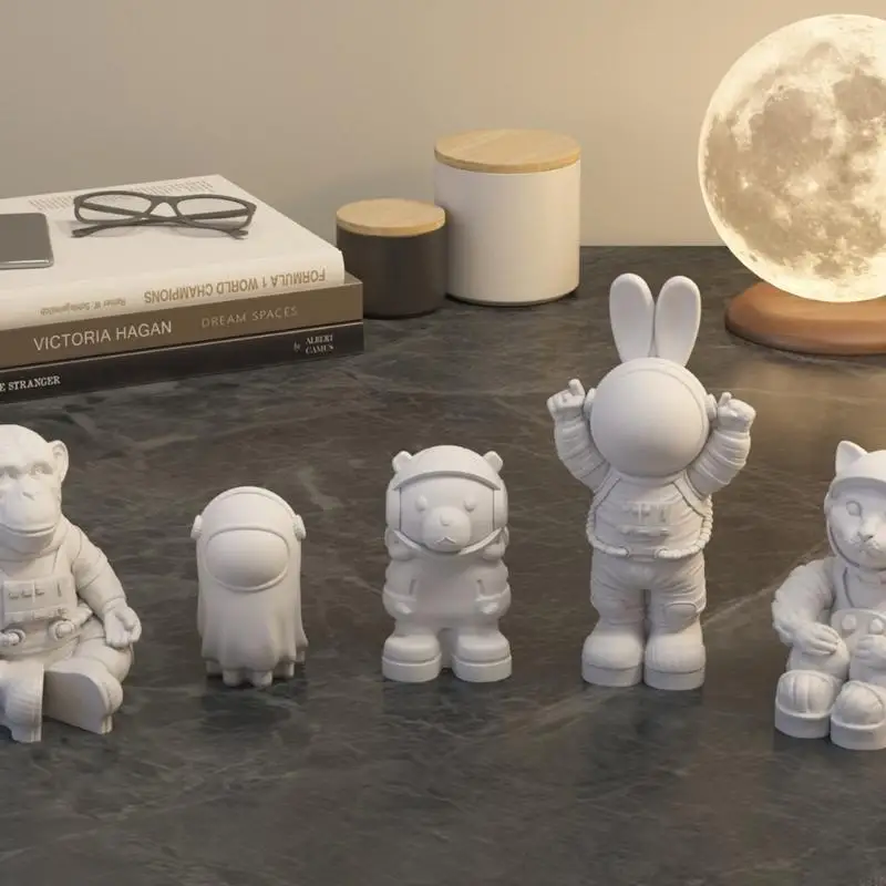  Easy to Use Silicone Mold for Making Astronautic Crafts Table Decors Ornament