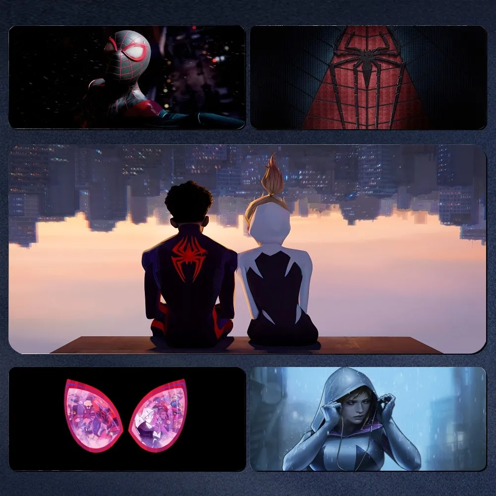 

Popular Mousepad Large Gaming Mouse Pad LockEdge Thickened Computer S-Spider-Man Across The Spider-Verse Keyboard Table Desk Mat