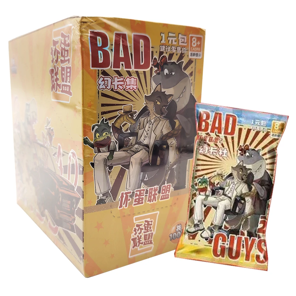 

The Bad Guys 2 Collection Cards Children's Christmas Gifts Comedy Adventure Theme Animation Movie Limited Character Cards Toys