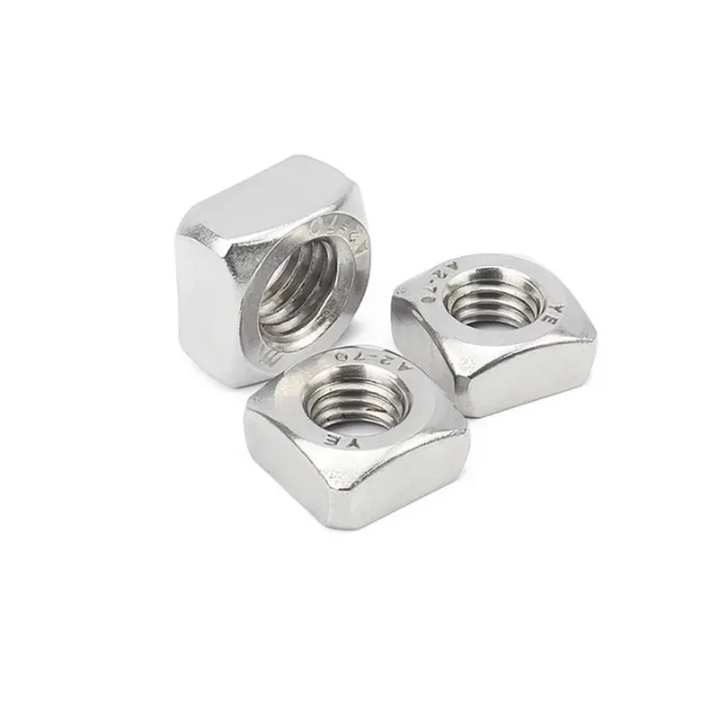 

304 316 SS Square Nuts M3 M4 M5 M6 M8 M10 Quadrilateral Screw Caps