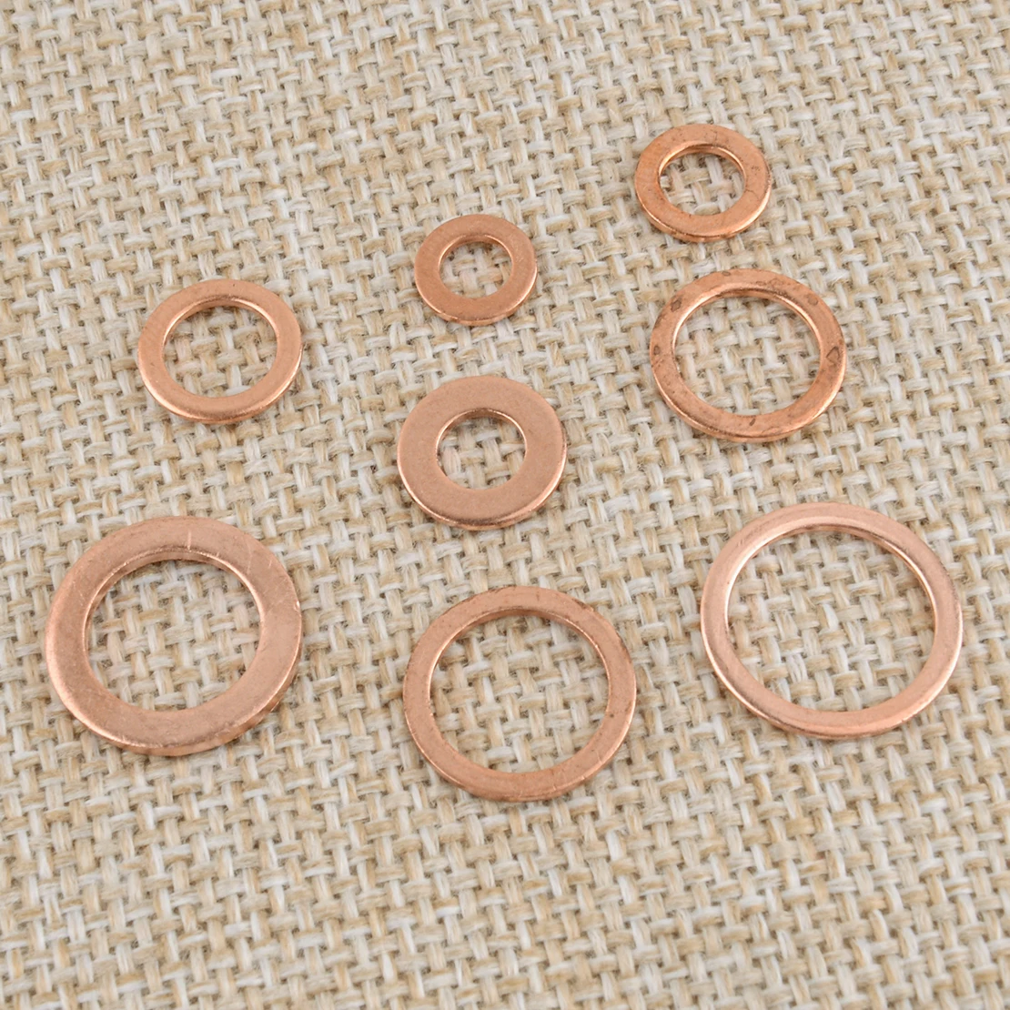 Kit d'installation d'assortiment de joints d'étanchéité, joint torique plat pour injecteur Diesel M5-M14 de voiture