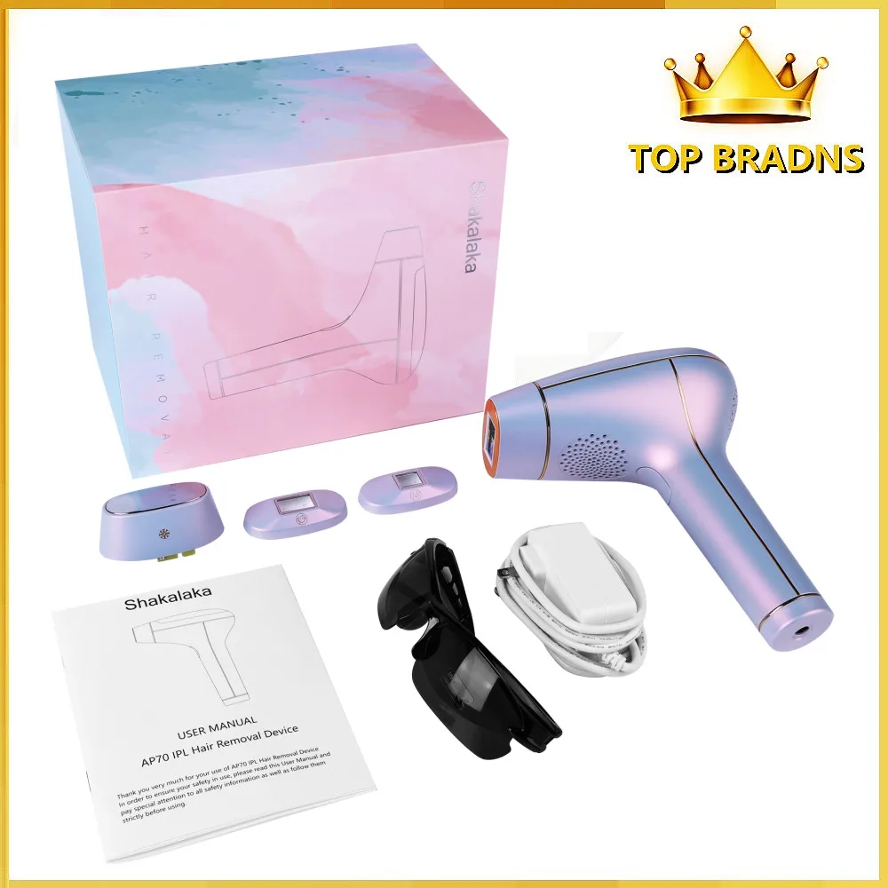 Dropshipping Epilator a Laser IPL Hair removal  Device Permanent Hair Removal Machine Face Body Bikini  600000 Flashes