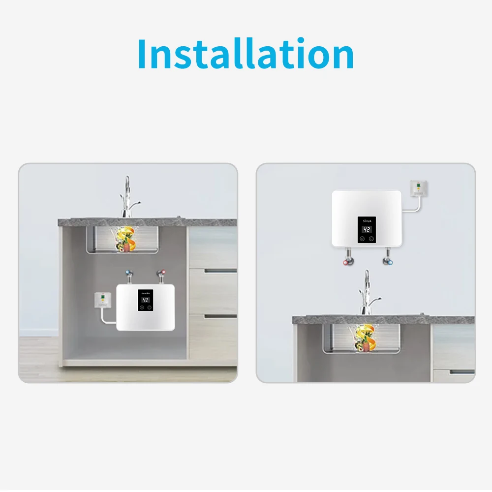 Water Heater Small Kitchen Appliances Water Heater Bath Instant Shower Heater Bathroom