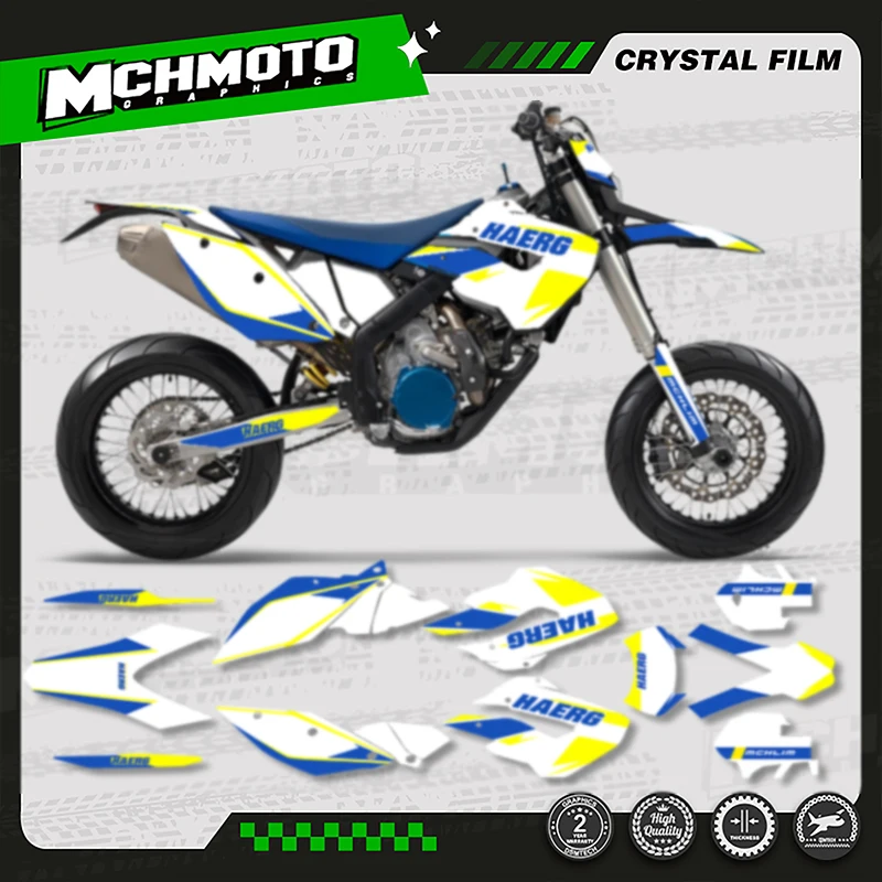 

MCHMFG для HUSABERG 2009-2012 FE390 450 570-TE250 300-FX450-FS570 пользовательские командные графические фоны, наклейки, комплект наклеек 004