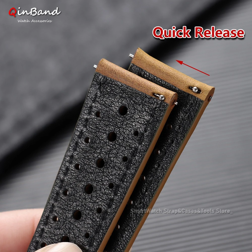 Pasek do zegarka w stylu vinta – Leather Strap Quick Release recenzja i cena