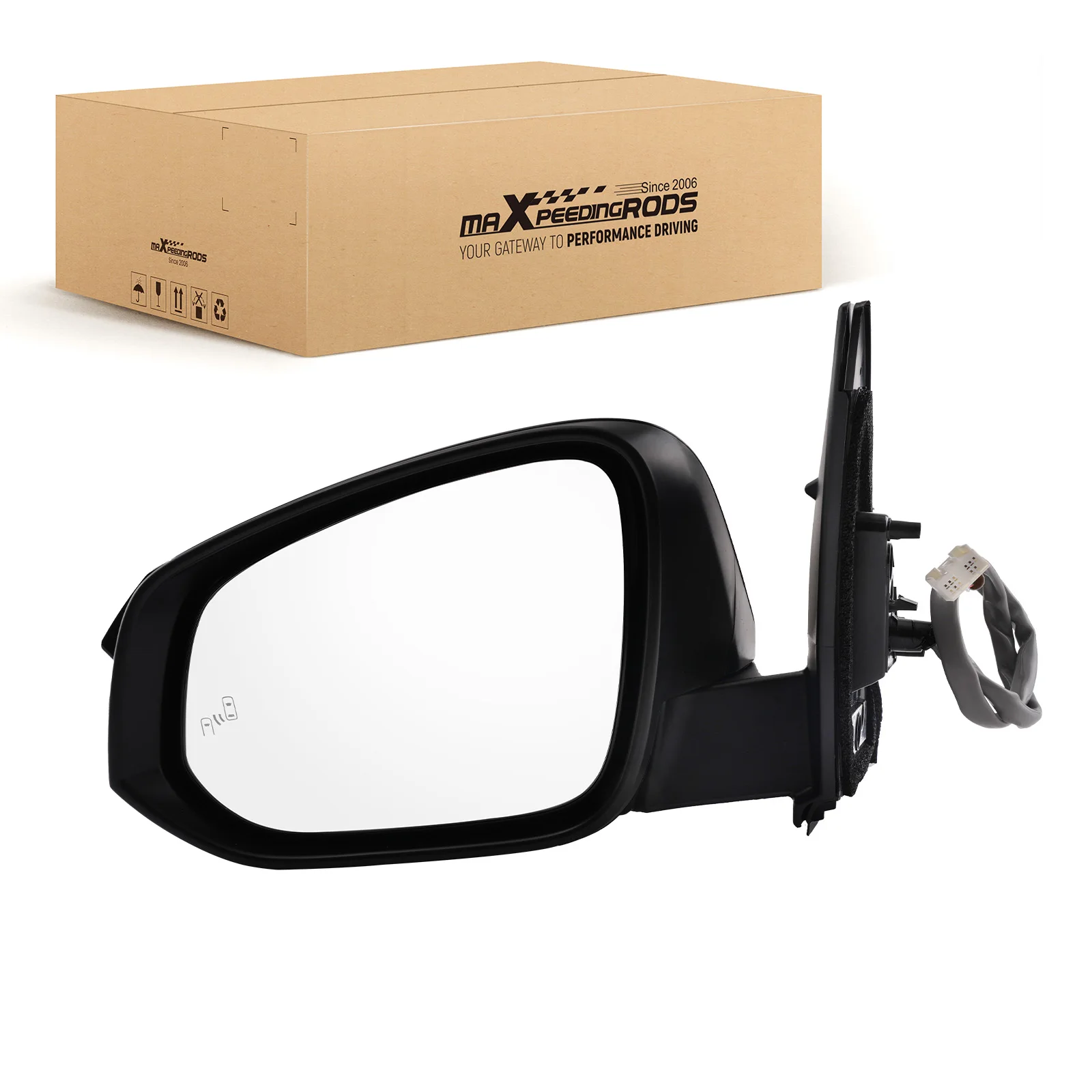 

Left Side Mirror for Toyota RAV4 Limited/LE 2013-2015 879400R100E0 Heated Power Car Mirror Rear View Mirror Side View Mirror