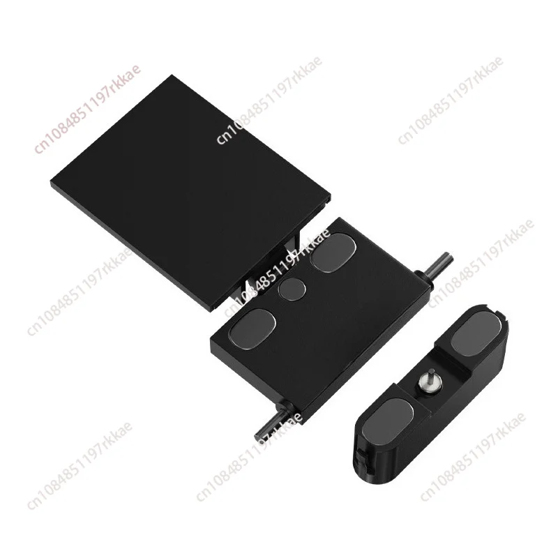 Heavy Duty Hidden Hinge Aluminium Frame Door Invisible 3D Adjustable Damping Buffer Soft Close for Wardrobe Cabinet