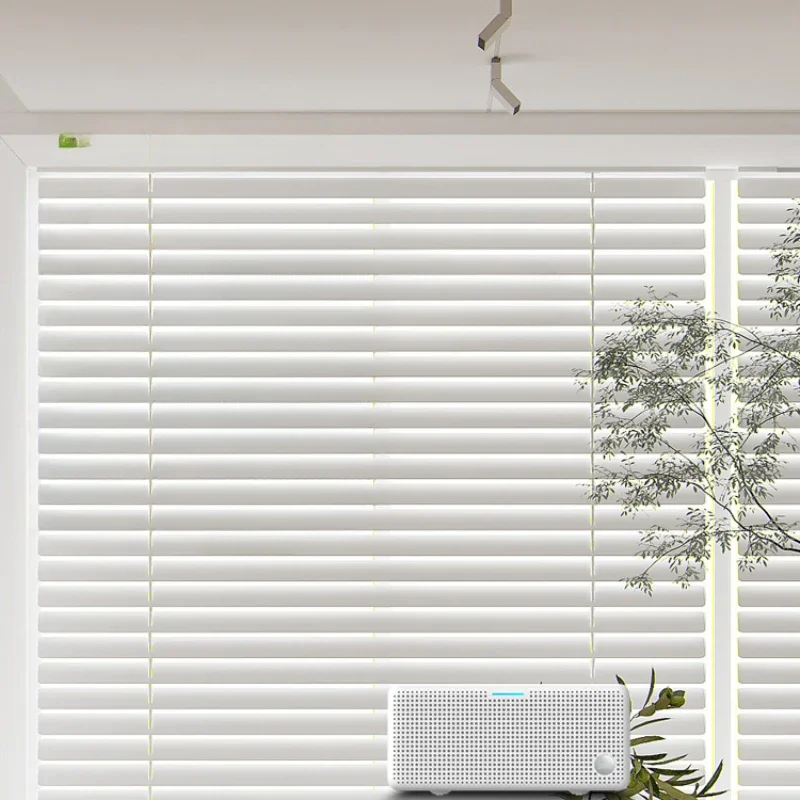 

Electric aluminum blinds, curtains, remote control, automatic intelligent office and bathroom shading, Tmall Genie