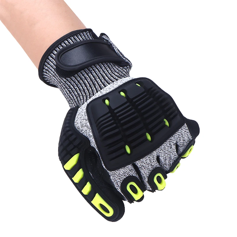 

Защитные антивибрационные рабочие перчатки, износостойкие и устойчивые к порезам, для механиков.