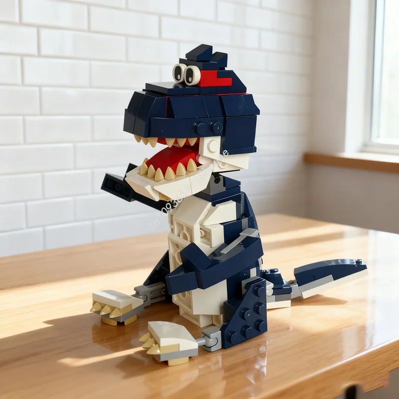 

163 шт. MOC, модель синего дракона, строительные блоки, строительные рождественские подарки, сборка, сделай сам, креативная идея игрушки, детский день рождения