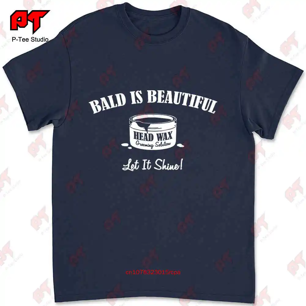 Chauve Est Belle Père Papa Grand T-shirt N9PL